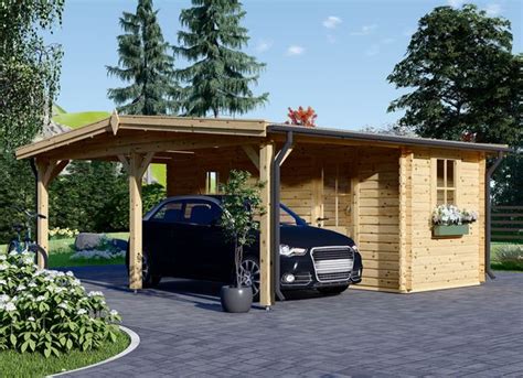 Open Wooden Carport Packages Nb 53 Heavy Timber Carport 24 X 24