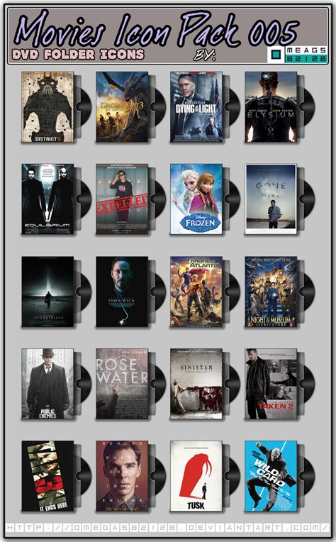 Movies Dvd Folder Icons Pack 005 By Omegas82128 On Deviantart