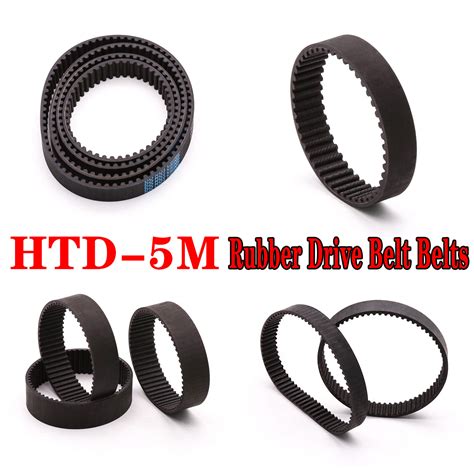 Drive Belt HTD 5M Rubber Drive Belt Belts Closed Timing Belt 20 25mm