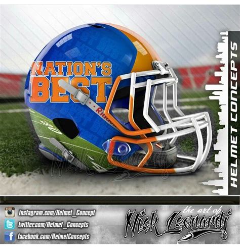 Nation's Best Helmet | Football helmets, Helmet concept, Helmet