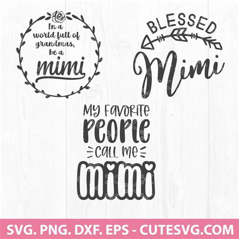 Clip Art Image Files Cut File Eps Svg File For Cricut Grandma Life