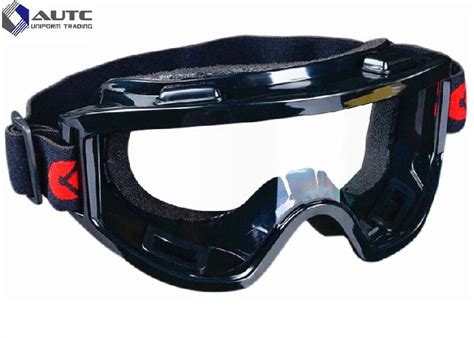 Industrial Work Cool Safety Glasses High Impact Polycarbonate Lens With Strap