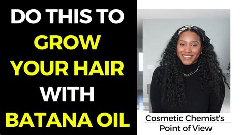 3 EFFECTIVE WAYS TO USE BATANA OIL FOR HAIR GROWTH YouTube