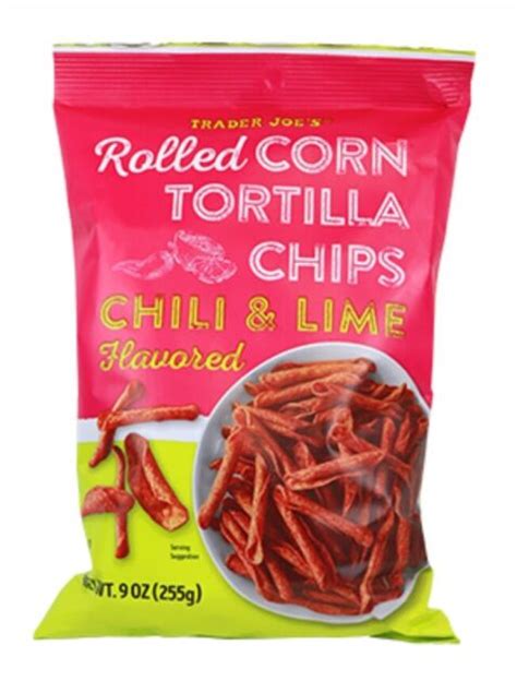 Trader Joe S Chili Lime Rolled Corn Tortilla Chips Oz Bag Ebay