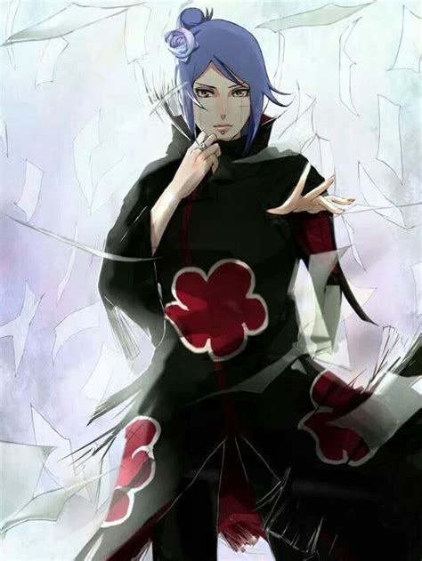 Beautiful Akatsuki Konan Konan Naruto Naruto Shippuden Anime