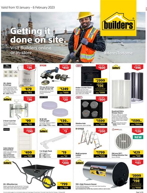 Current Special Builders Warehouse Valid From 14 12 To 08 11 Za