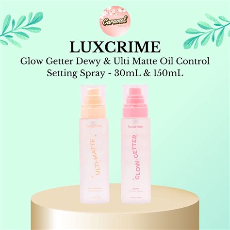 Jual Luxcrime Glow Getter Dewy Ulti Matte Oil Control Setting Spray