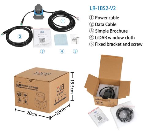 Degree Meters D Industrial Laser Lidar Sensor I O Banks