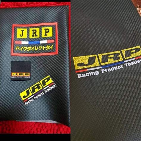 Ready Stock Original Jrp Dry Carbon Seat Cover With Sticker