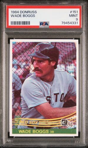 Donruss Wade Boggs Psa Ebay