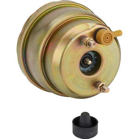 Speedway Dual Diaphragm Power Brake Booster 7 Inch Chromate Finish