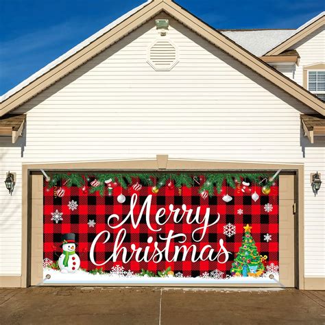 Amazon Christmas Holiday Garage Door Banner Cover Christmas