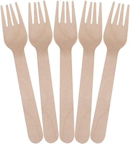 Amazon Gmark Ct Wooden Forks Length No Plastic Earth