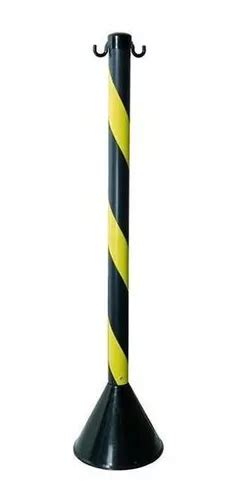 Pedestal Zebrado Preto amarelo Plastcor Frete grátis