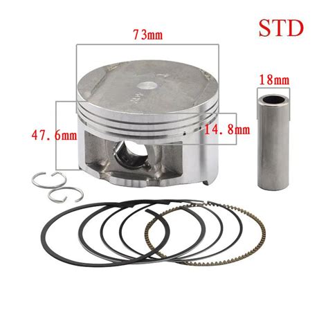 LOPOR TTR250 Piston Rings Kit Motorcycle Engine Parts Piston Set For