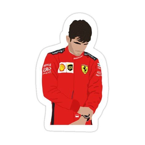 Charles Leclerc For Ferrari 2021 Sticker Show Your Support