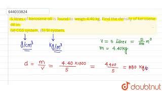 What Is The Density Of Kerosene Oil? Exploring Its Characteristics