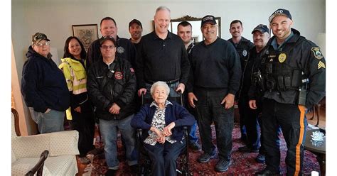 Fanwood First Responders Celebrate Resident Jean Trumpps 100th