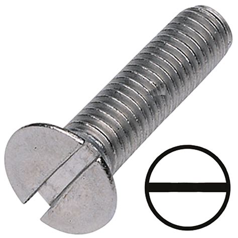 Tornillo De Cabeza Avellanada Con Huella Ranurada RS PRO M3 X 16mm