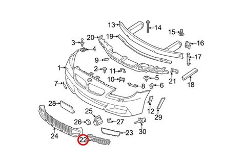 New Genuine Bmw 6 Series F06 F12 F13 M Sport Front Bumper Grills Pair Set Nsos Ebay