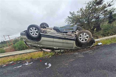 Volcadura En La Carretera Federal 45 Tramo Trancoso Ojocaliente Deja