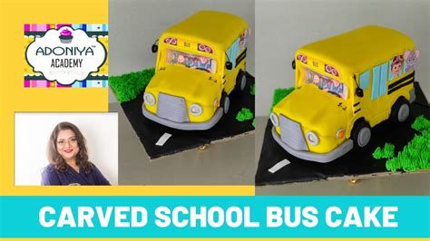 Carved Bus Cake Cocomelon Bus Youtube