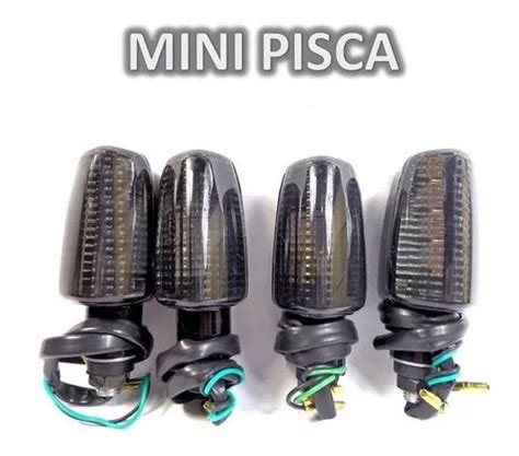 04 Piscas Fume Seta Modelo Honda Mini Cg 150 Twister Cb 300