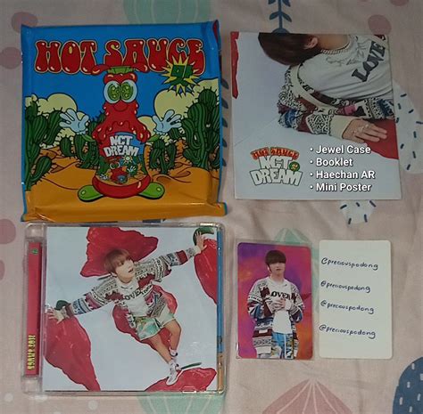 WTS NCT DREAM Hot Sauce Haechan Jewel Case AR Pc Hobbies Toys