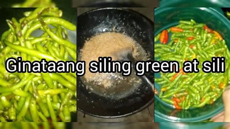 Ginataang Siling Green At Sili Labuyo Youtube