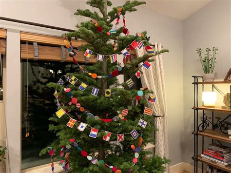 Nautical Flags Garland A Z Tiny Flags Etsy