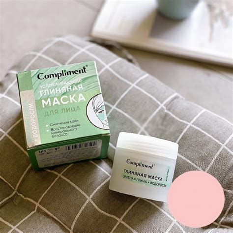 Mặt nạ đất sét xanh, tảo biển Compliment Green Clay & Seaweed