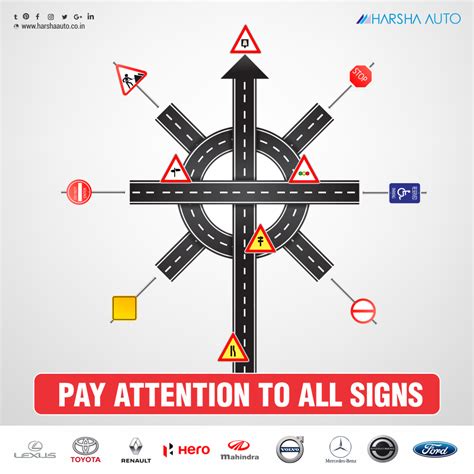 Pay Attention To All Signs Stop Look And Cross The Road Pay