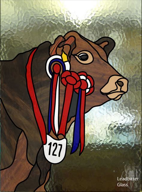 Brent Overlay Stained Glass Bull Nottingham