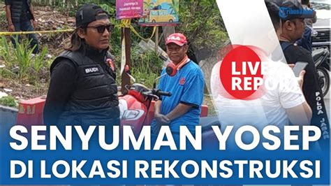 Rekonstruksi Kasus Pembunuhan Subang Yosep Hadir Sambil Tersenyum