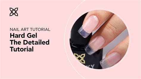 Bluesky Nail Design Tutorial Hard Gel Youtube