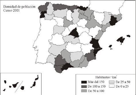 Geolicinio Densidad De PoblaciÓn EspaÑa