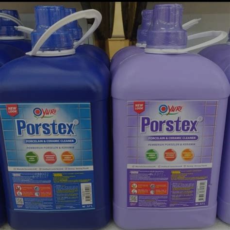 Jual Yuri Porstex Liter Ml Porselen Keramik Cleaner Biru Ungu