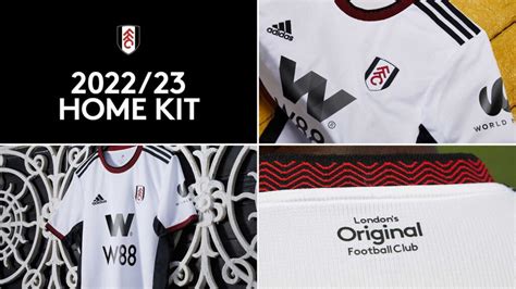 Fulham 202324 Kit Home Away And Third Jersey By Adidas