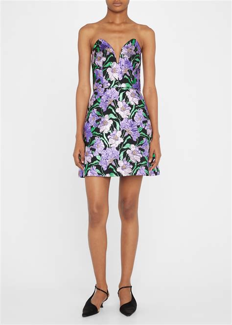 Jacquard Floral Dress