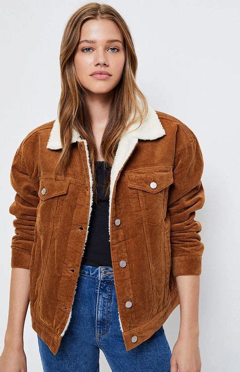 Oversized Corduroy Sherpa Trucker Jacket In 2020 Corduroy Sherpa Jacket Jackets Corduroy Jacket