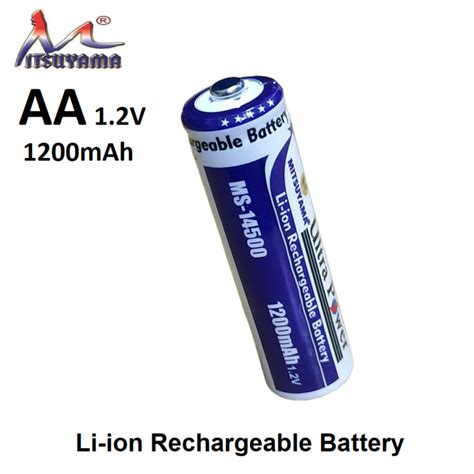 Mitsuyama Baterai AA Rechargeable 1200mAh MS 14500 Lazada Indonesia