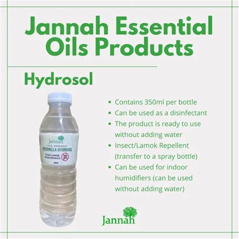 Jannah Citronella Hydrosol Lazada Ph