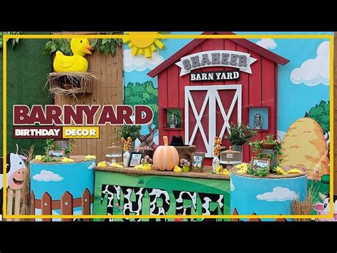 Barnyard Birthday Decorations Ideas Shelly Lighting