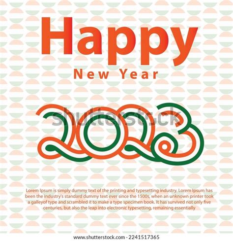 Happy New Year 2023 Indian Flag Stock Vector (Royalty Free) 2241517365 ...