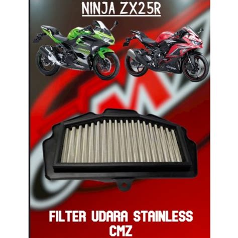 Jual Filter Udara Stainless Zx R Ninja Fi Cmz Racing