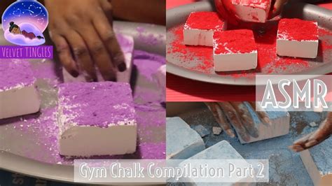 Asmr 12 Blocks Of Gym Chalk Gym Chalk Breaking And Gym Chalk Crumbling