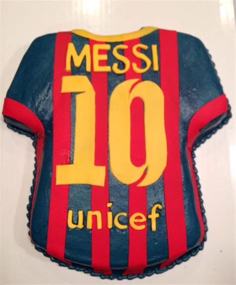 Messi Soccer Jersey Cake Simply Shane Delicious Treats And Invitati