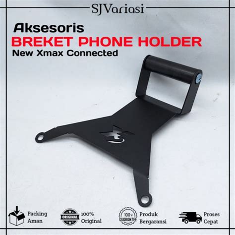 Jual COD Breket Phone Holder New Xmax Bracket Breket Tempat Holder