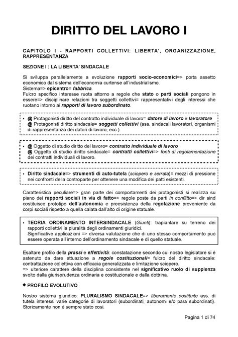 Mappe Concettuali Diritto Del Lavoro 1 UNIPI Schemi E Mappe