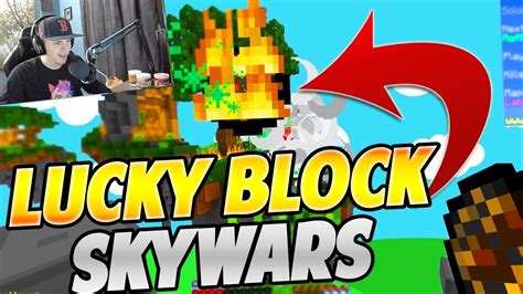 New Lucky Block Skywars Gameplay On Hypixel Skywars Youtube